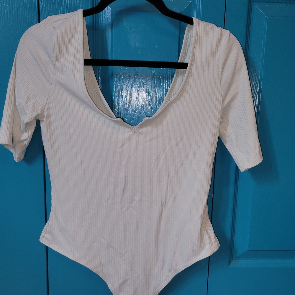 H&M Mint Green Fitted Bodysuit